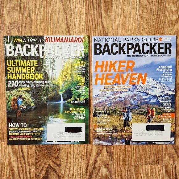 Backpacker Magazine May, June 2013 Back Issue Lot of 2 - Picture 1 of 5